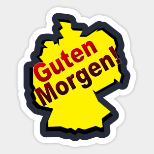 guten morgen deutsch deutschland german germany Sticker